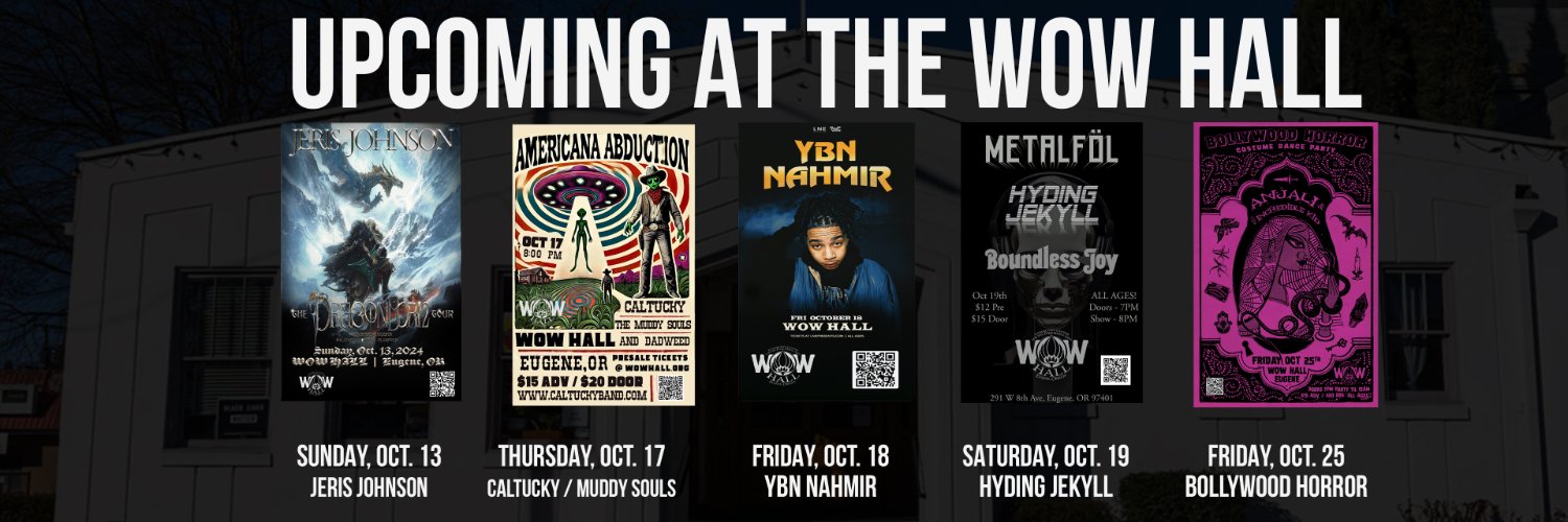 WOW Hall banner