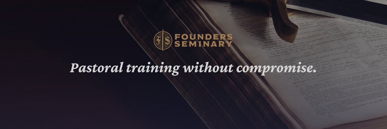Founders Seminary's banner