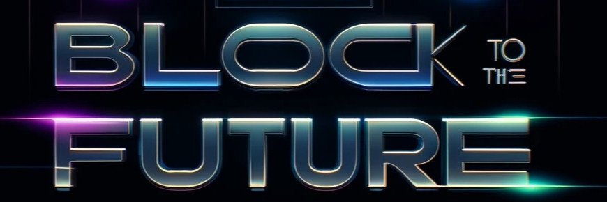 Block to the Future's banner
