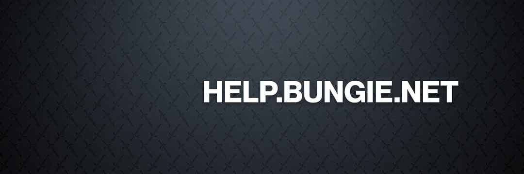 Bungie Help banner