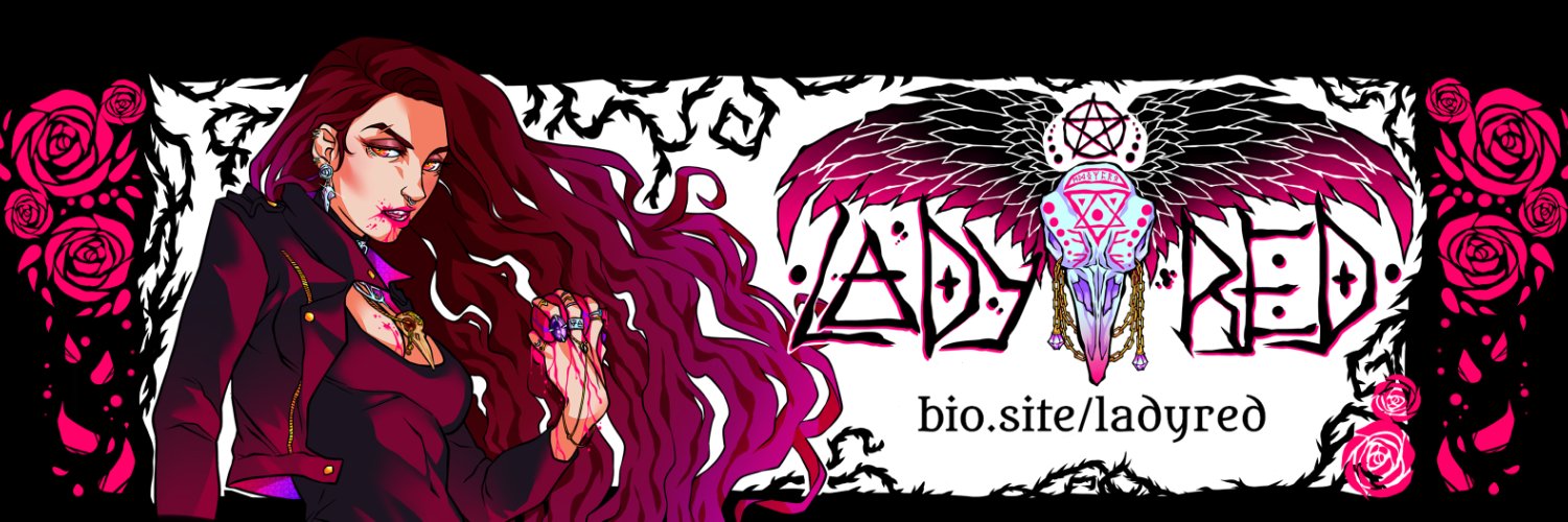 Lady Red banner