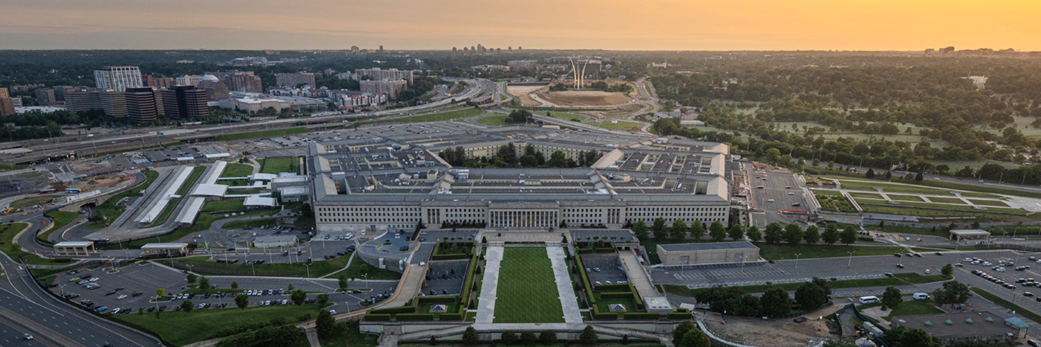 Secretary of Defense Pete Hegseth's banner