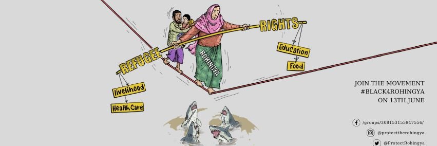 Protect The Rohingya banner