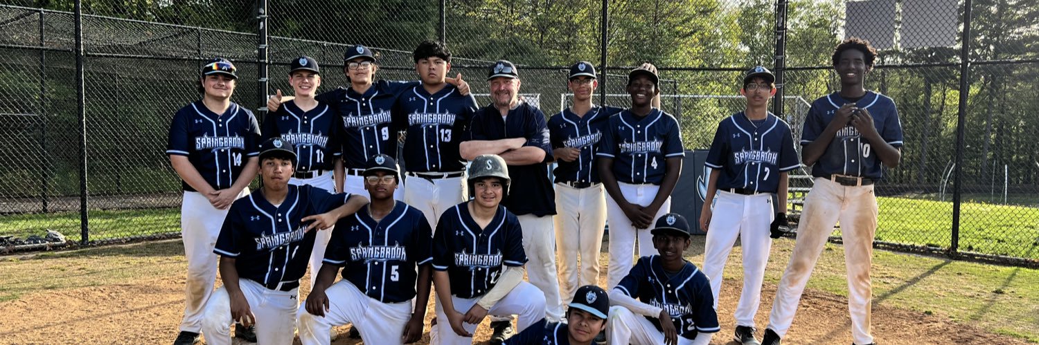 Springbrook Baseball banner