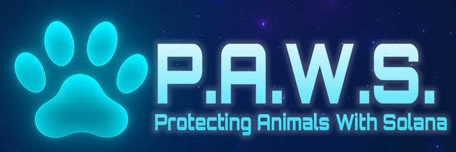 P.A.W.S.- Protecting Animals With Solana banner