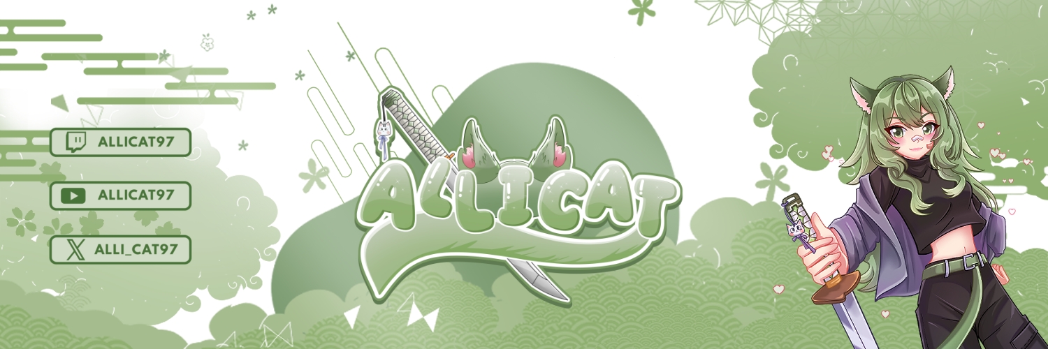 AlliCatVT 💚🗡️🐈‍⬛ banner