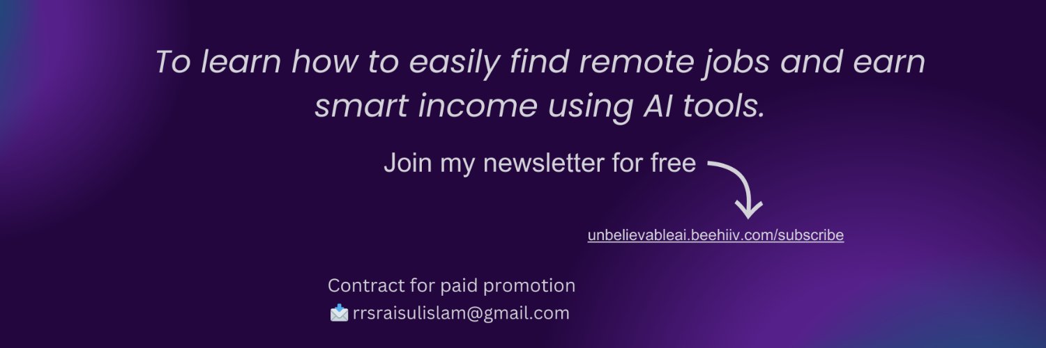 Raisul Islam's banner