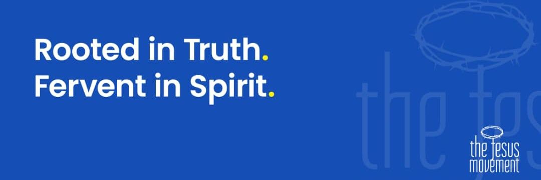 The Jesus Movement's banner