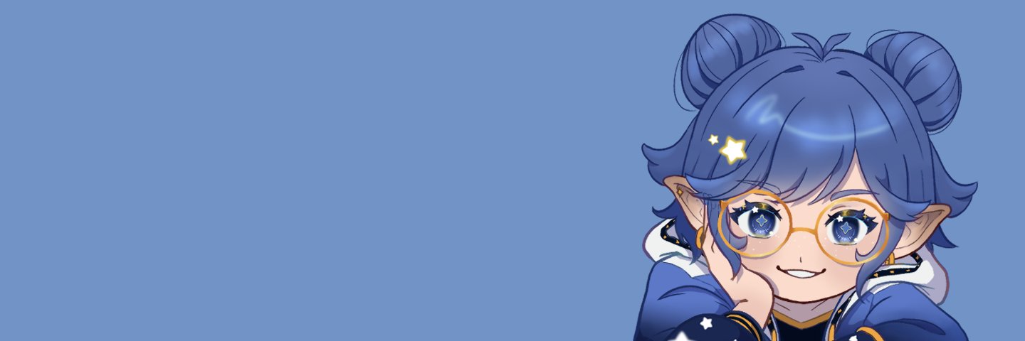 Celestine ✨🛰️ Stardust Vtuber banner