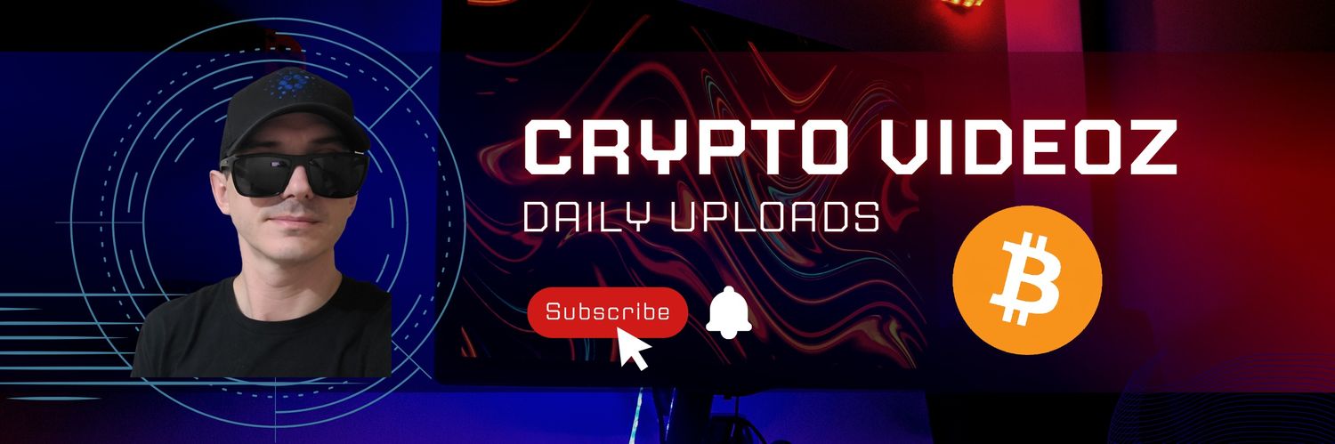 Crypto Videoz on Youtube banner