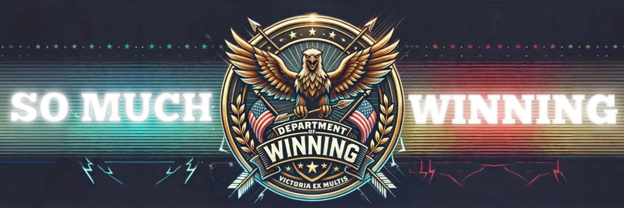 Department of Winning's banner