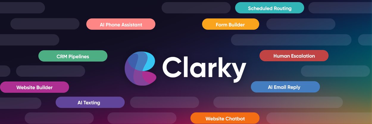 Clarky banner