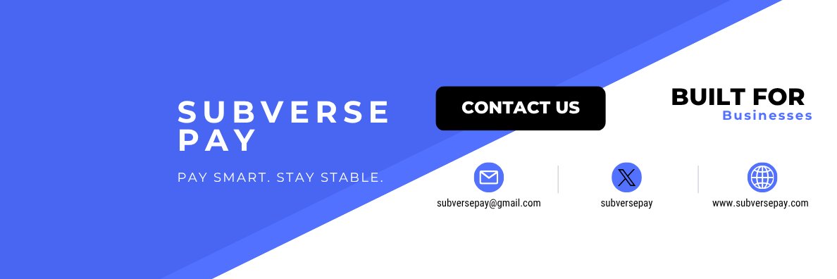 Subverse Pay banner