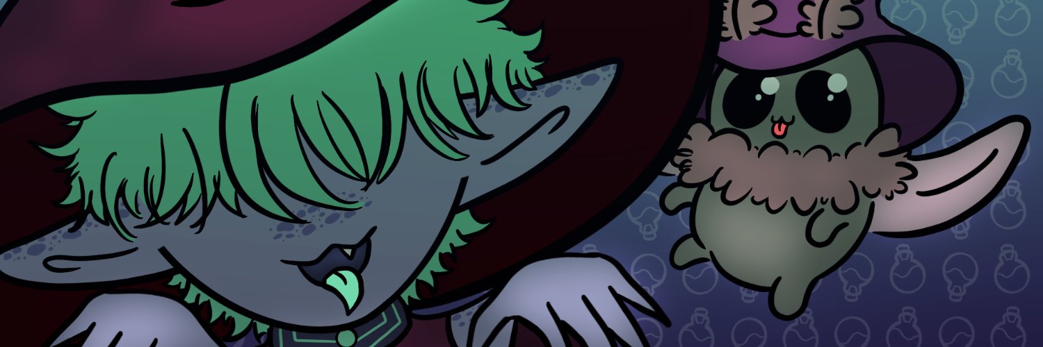 Aba 🕸️✨ Chaotic Gremlin Pngtuber banner