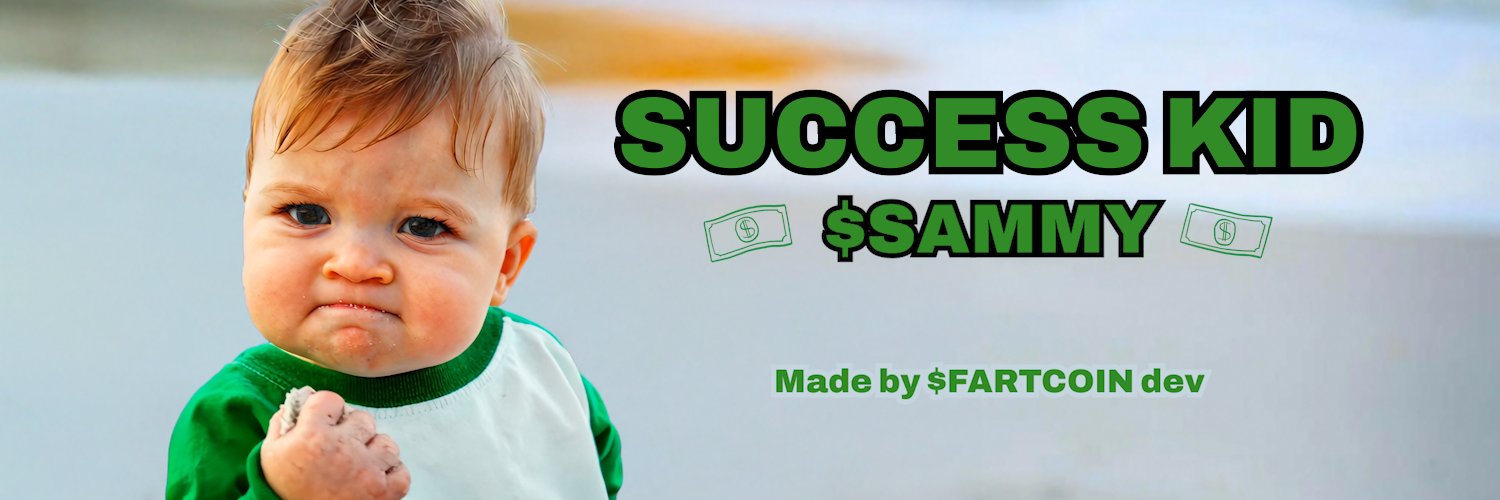 Success Kid - $SAMMY banner