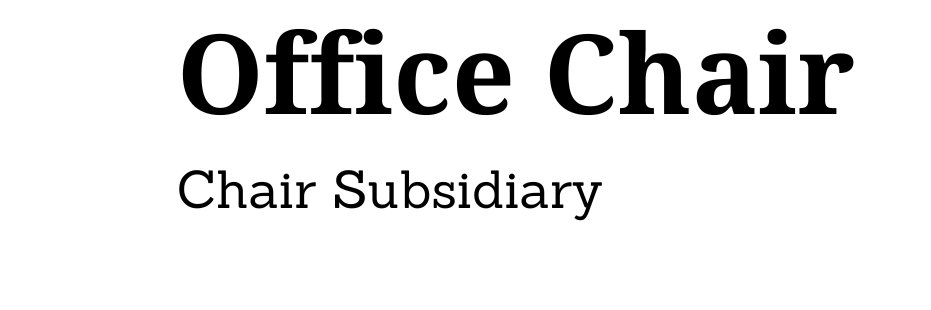 Office Chair banner