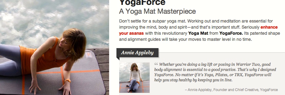 Annie Appleby, YogaForce® Founder banner