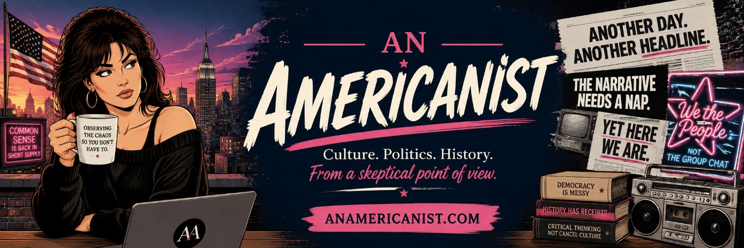 Carol Marks, An Americanist banner