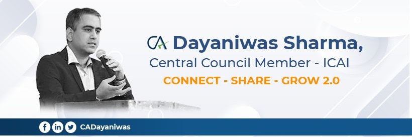 CA Dayaniwas Sharma banner