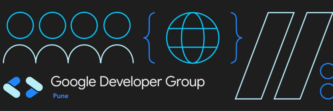 Google Developer Group Pune banner