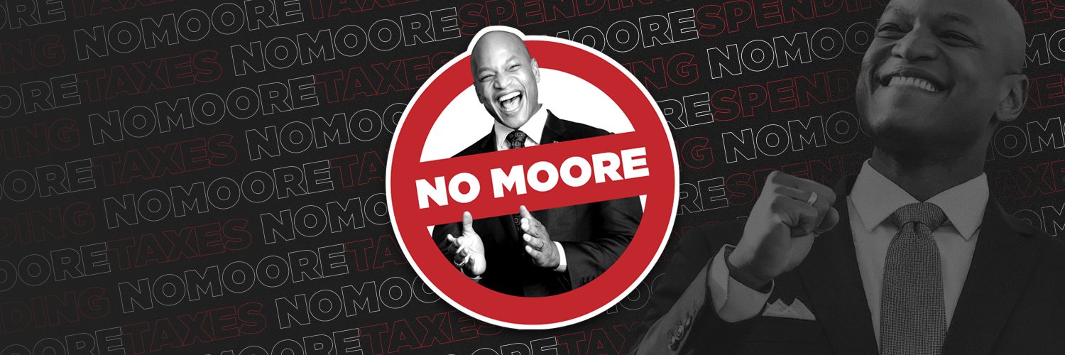 No Moore's banner
