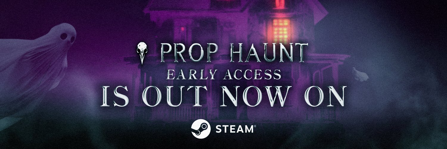 Prop Haunt - Early Access out now!👻 banner