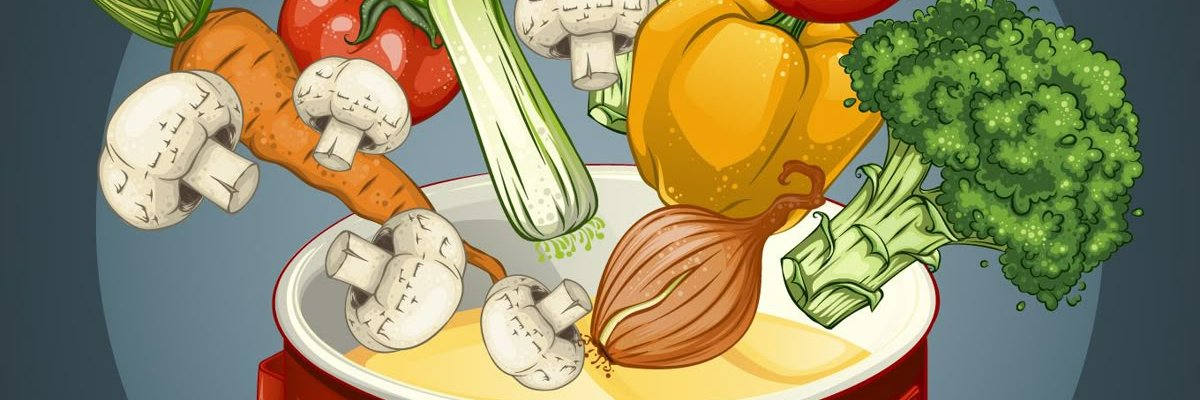 🍜🍎🌽🥦🌶️🥕 banner