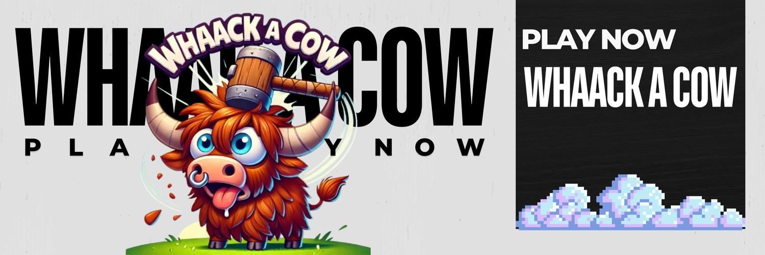 Whaack A Cow banner