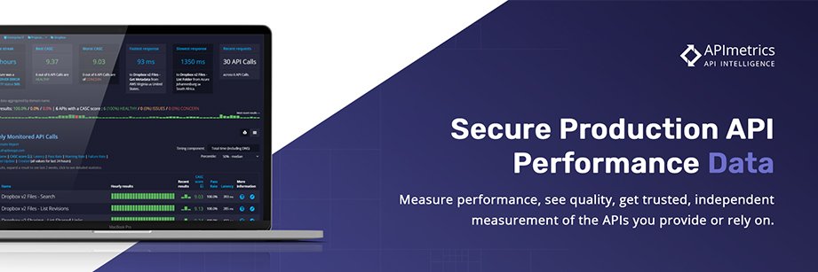 APImetrics - Quality, Compliance & Governance banner