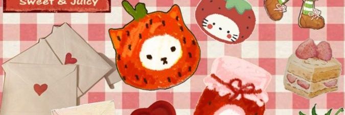 strawberry storie🍓🥛 banner