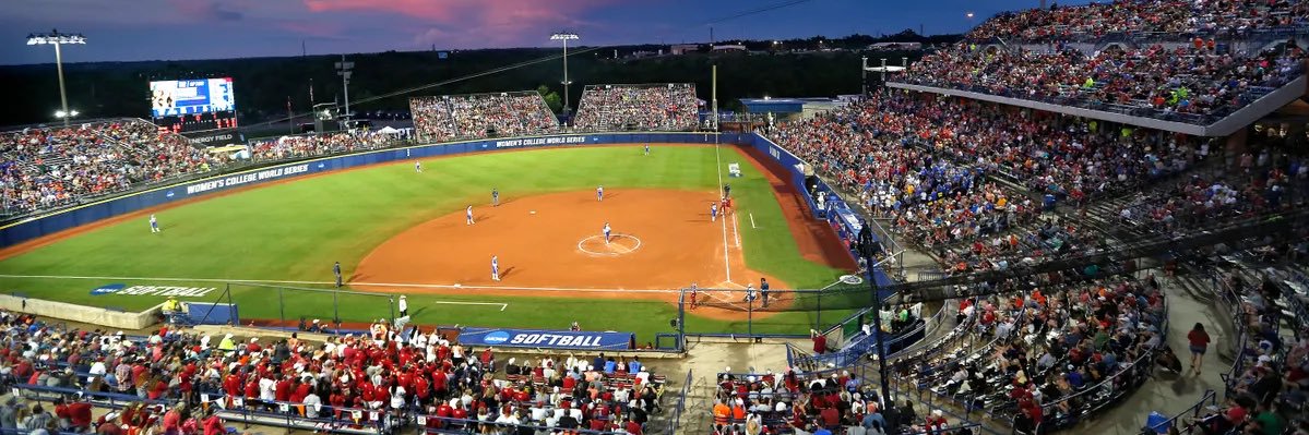 College Softball Fan banner