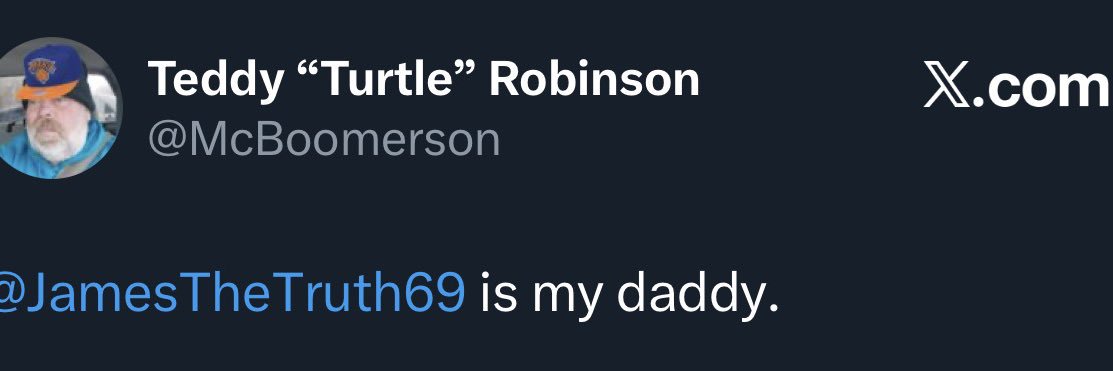 James “The Truth” Erickson banner