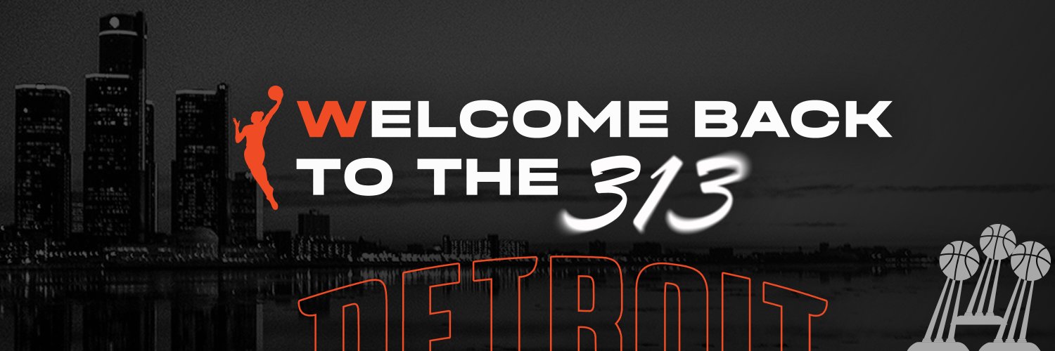 Detroit WNBA's banner
