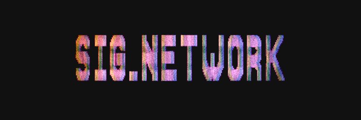 Sig Network banner