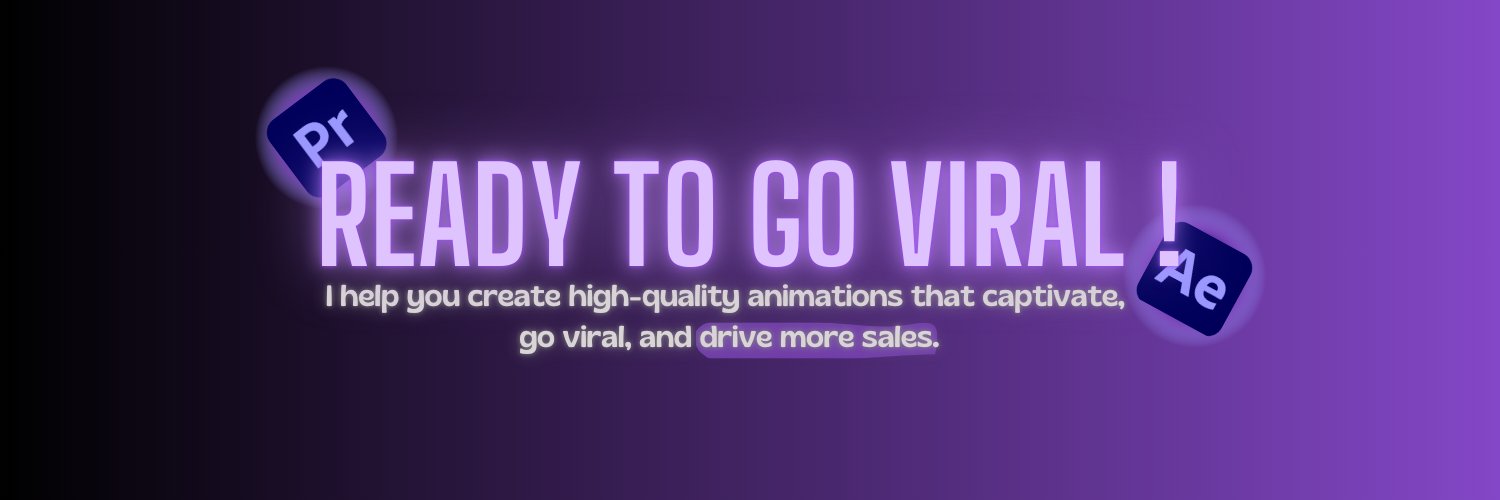Noureddine 💜 video editor banner
