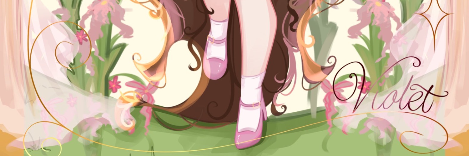 violet˖𓍢ִ໋❀ banner