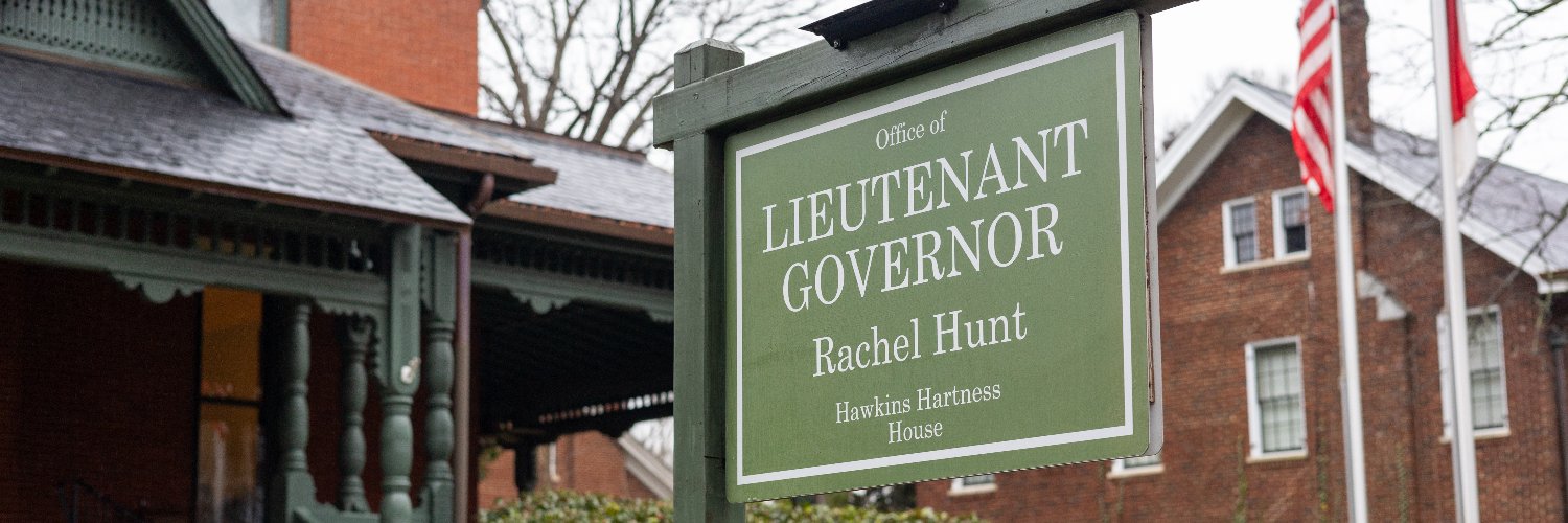 Lt. Governor Rachel Hunt's banner
