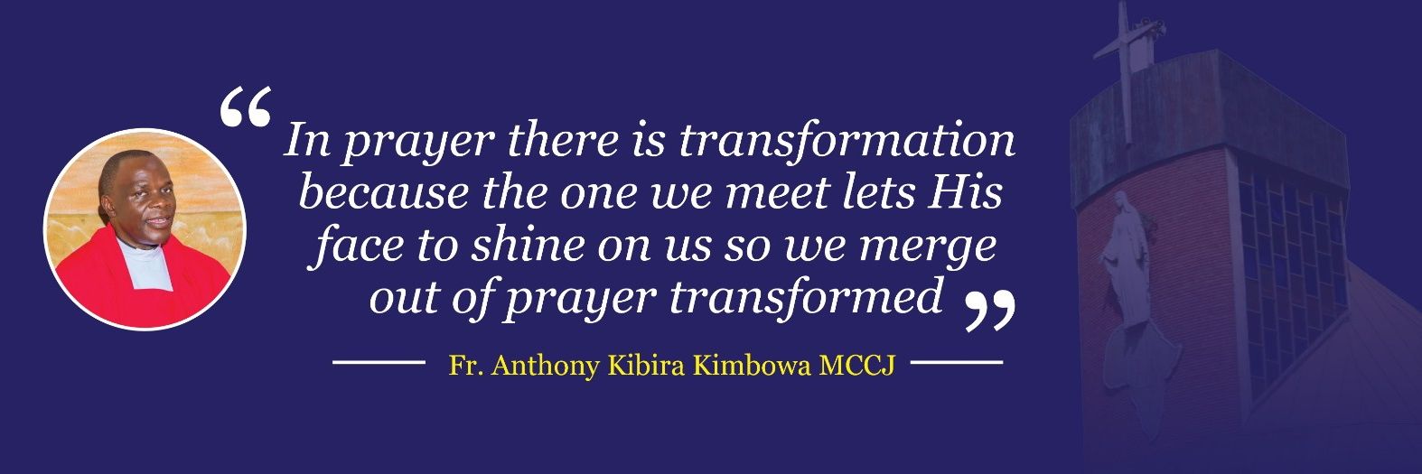 Our Lady of Africa Mbuya Church banner