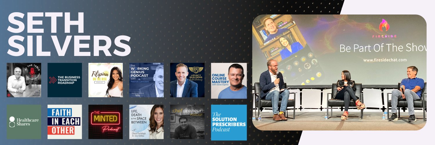 Seth Silvers 🎙 I Help Business Leaders Podcast banner