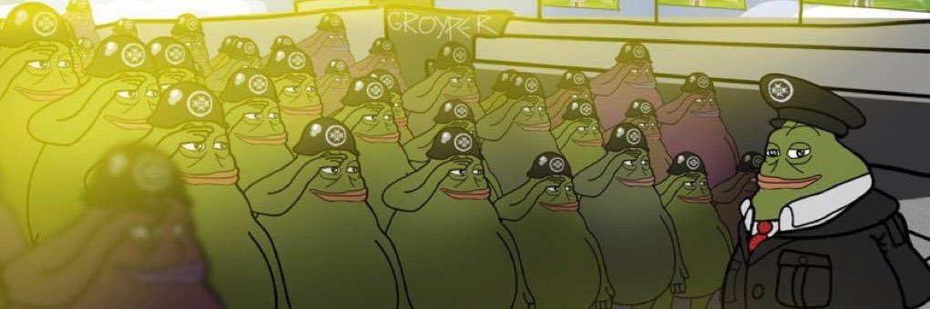 Groyper Department of War banner