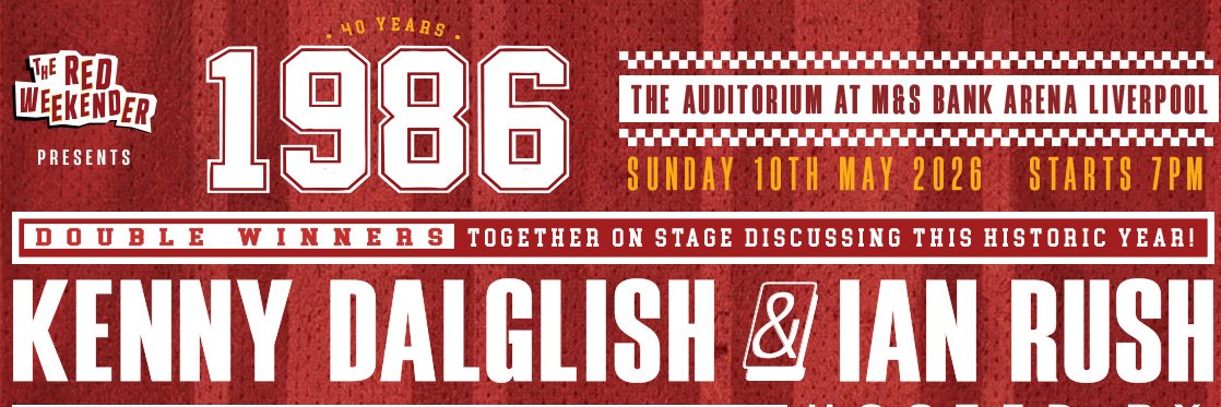 The Red Weekender banner