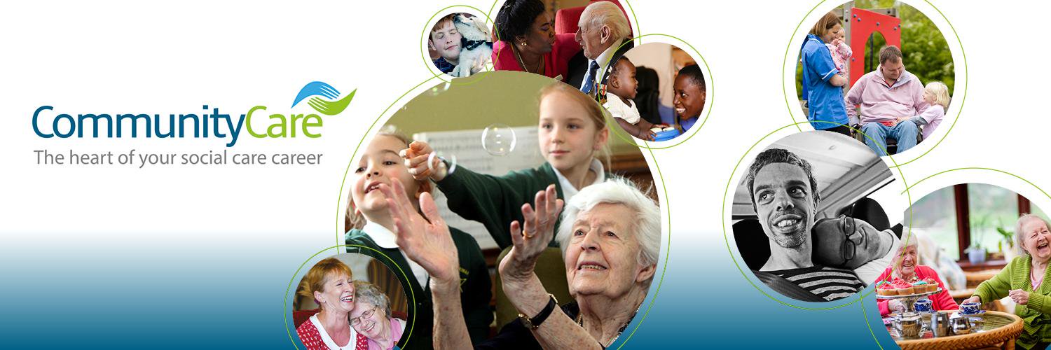 Community Care's banner