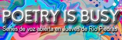 Poetry Is Busy banner