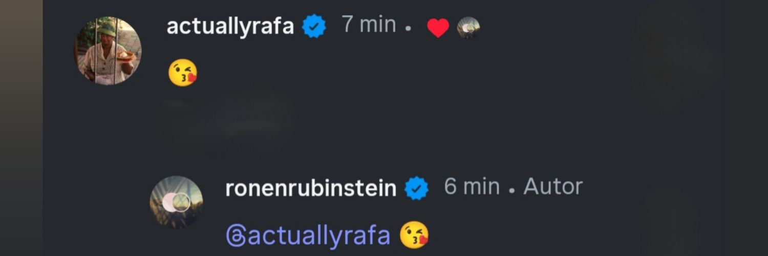 Rafa & Ronen 🌊🥀's banner