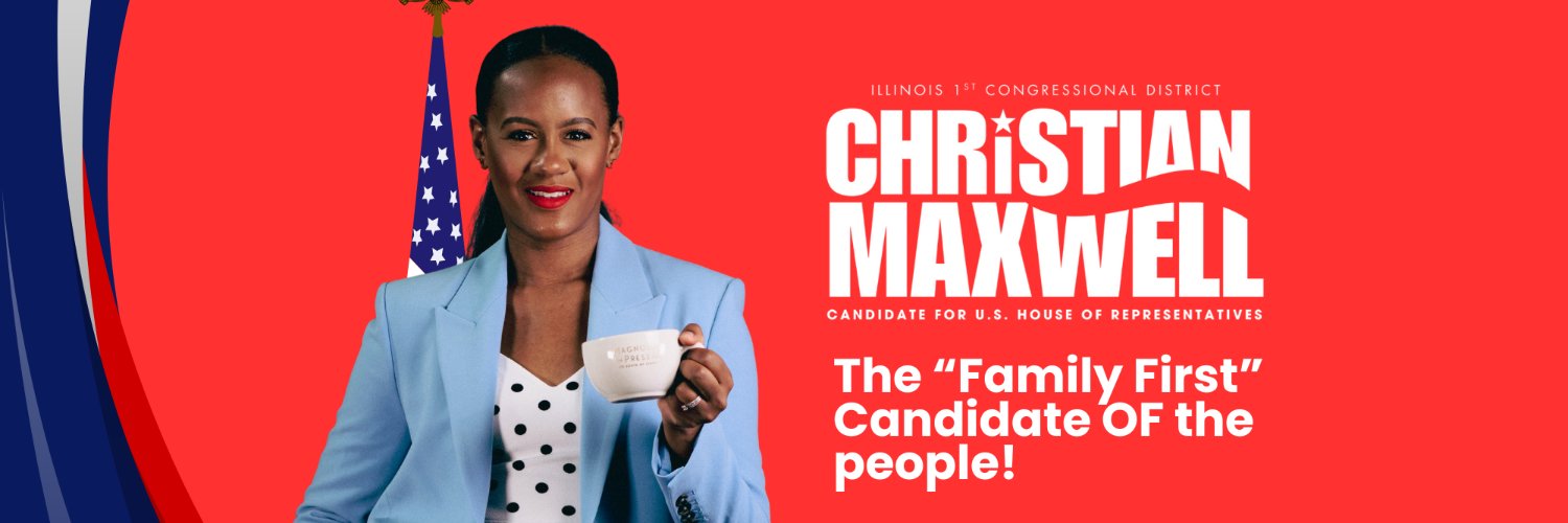 Christian Maxwell For Congress's banner