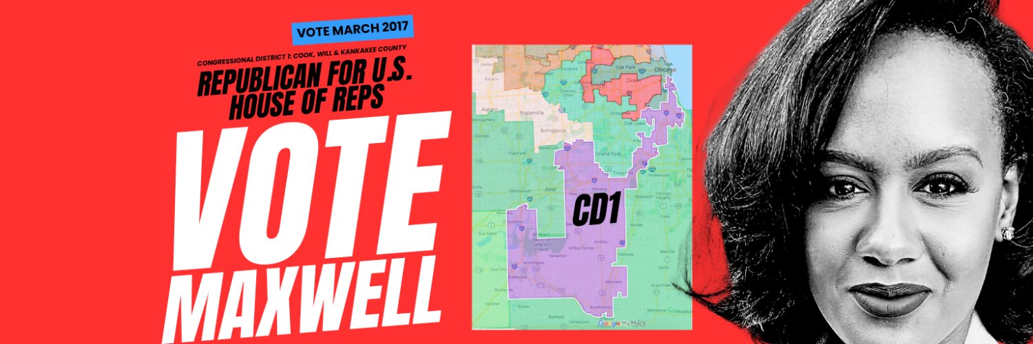 Christian Maxwell For Congress | IL-CD1 banner