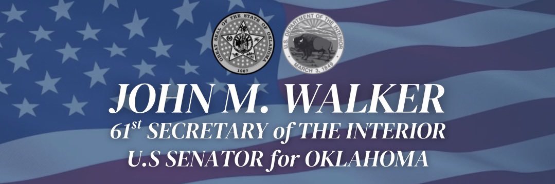 Senator John M. Walker's banner