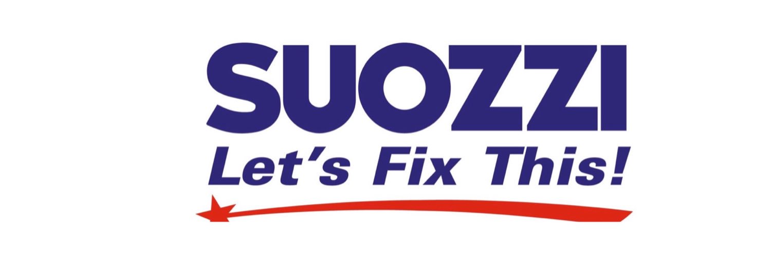 Tom Suozzi's banner
