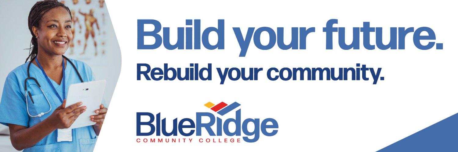 Blue Ridge Community College's banner