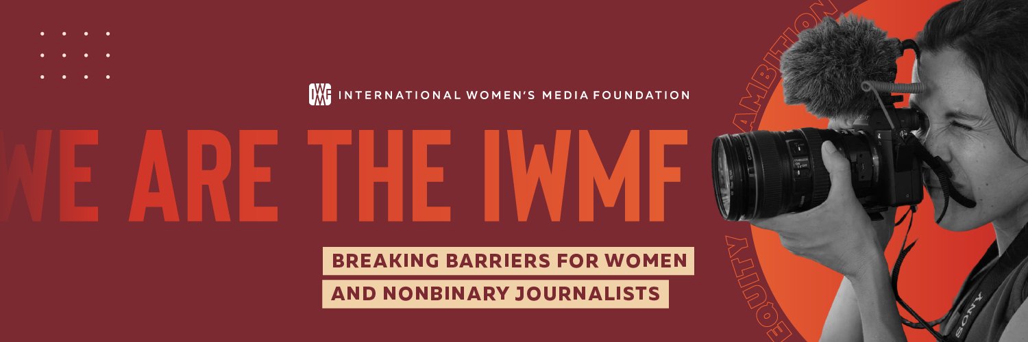 International Women's Media Foundation's banner